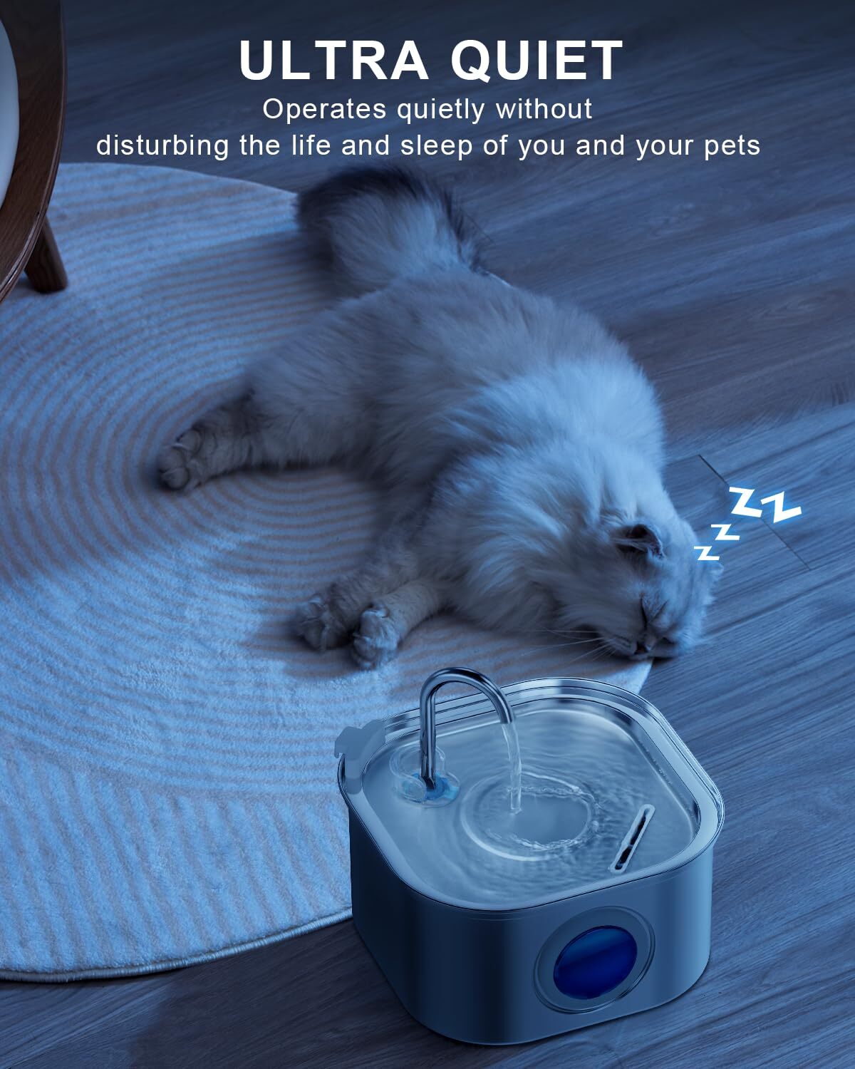 Dog Bowls, Feeders & Waterers: YES4PETS 3.2L Automatic Electric Pet Water Fountain Dog Cat Stainless Steel Feeder Bowl Dispenser
