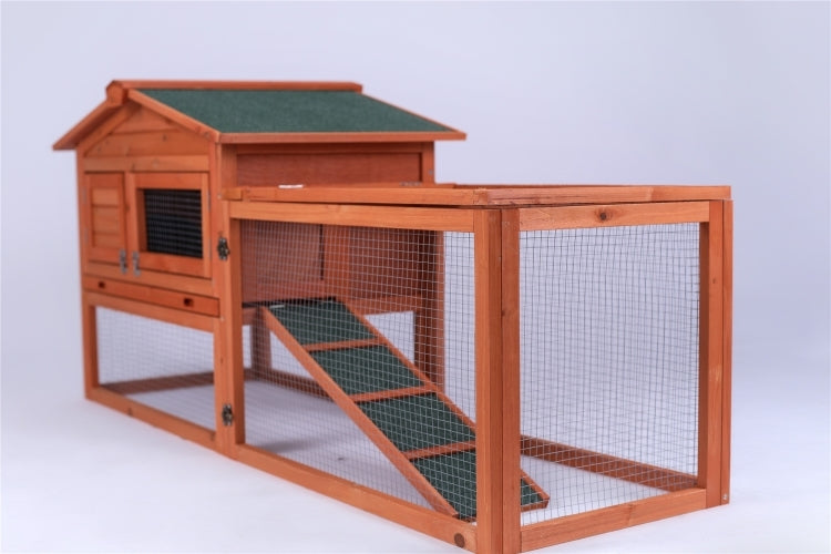 Small Animal Habitats & Cages: YES4PETS Rabbit Hutch Metal Run Wooden Cage Guinea Pig Cage House