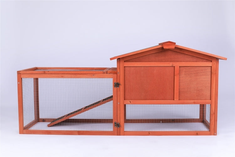 Small Animal Habitats & Cages: YES4PETS Rabbit Hutch Metal Run Wooden Cage Guinea Pig Cage House