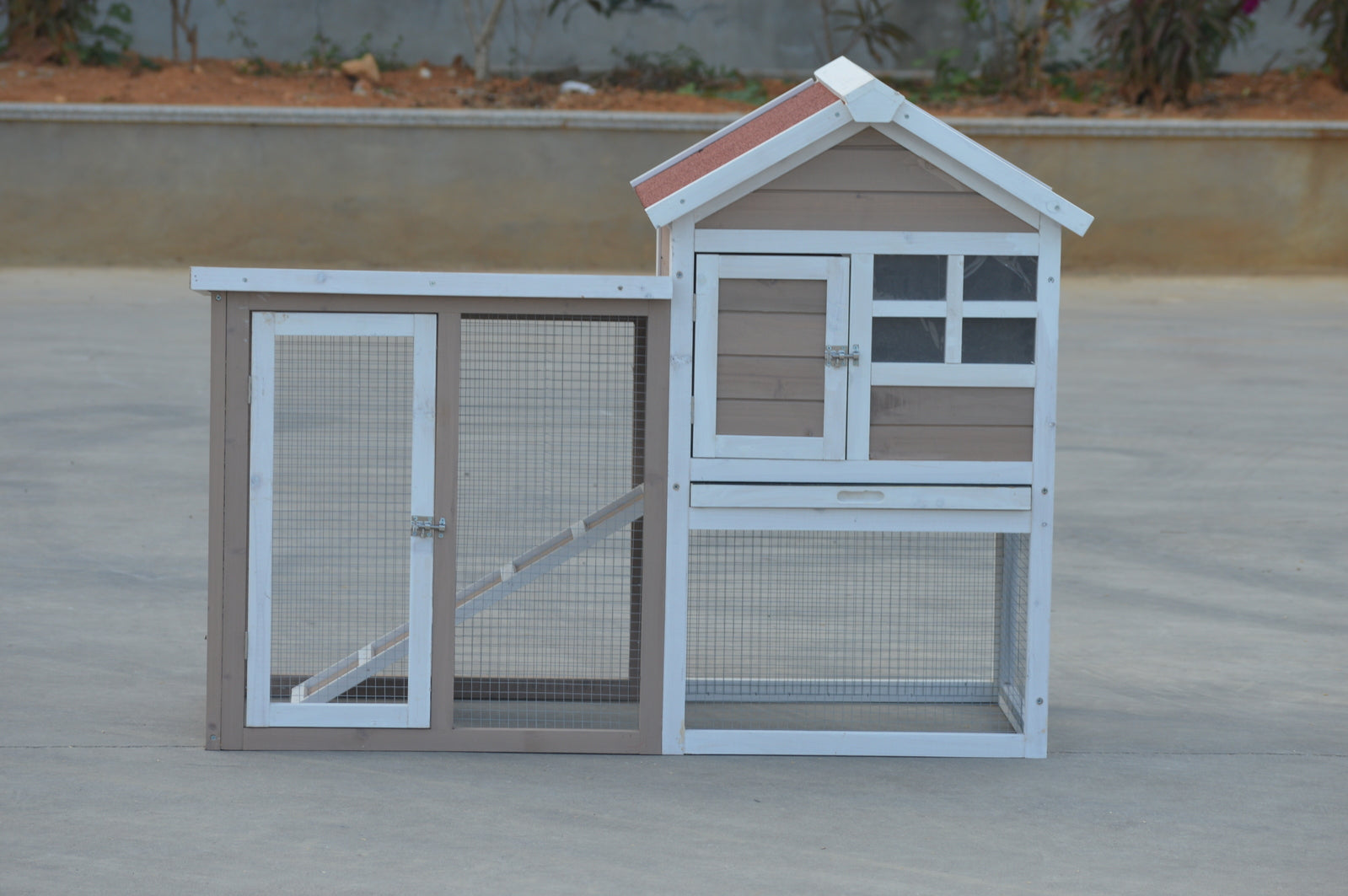 Small Animal Habitats & Cages: YES4PETS Rabbit Hutch Small  Ferret Guinea Pig Cage Hen Chook Cat Kitten House