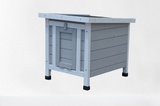 Small Animal Habitats & Cages: YES4PETS Grey Small Chicken Coop Rabbit Hutch Ferret Cage Guinea Pig Dog Cat Nesting Box
