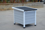 Small Animal Habitats & Cages: YES4PETS Grey Small Chicken Coop Rabbit Hutch Ferret Cage Guinea Pig Dog Cat Nesting Box