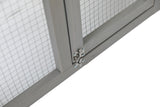 Small Animal Habitats & Cages: YES4PETS 148cm Rabbit Hutch Quail Run Wooden Cage Guinea Pig Cage House