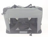 Dog Carriers & Crates: YES4PETS XXXL Portable Foldable Pet Dog Cat Puppy Soft Crate-Grey