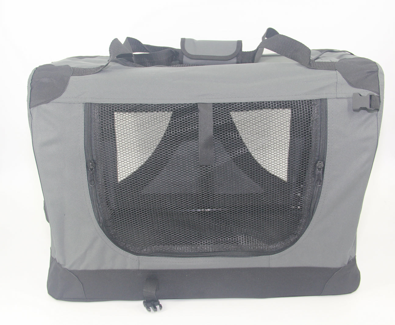 Dog Carriers & Crates: YES4PETS XXXL Portable Foldable Pet Dog Cat Puppy Soft Crate-Grey