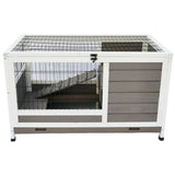 Small Animal Habitats & Cages: YES4PETS Rabbit Hutch Cat House Cage Guinea Pig Ferret Cage