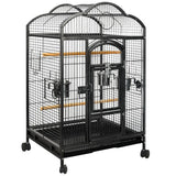 Bird Cages & Stands: YES4PETS Bird Budgie Cage Parrot Aviary Carrier With Wheel