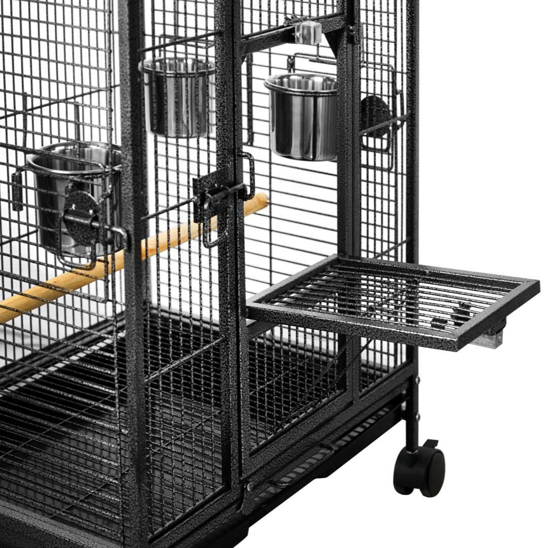 Bird Cages & Stands: YES4PETS Bird Budgie Cage Parrot Aviary Carrier With Wheel