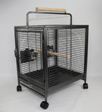 Bird Cages & Stands: YES4PETS Small Bird Transport Budgie Cage Parrot Aviary Carrier With Wheel