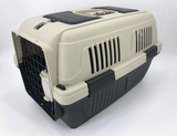 Cat Carriers & Crates: YES4PETS Medium Portable Dog Cat House Pet Carrier Travel Bag Cage+Safety Lock & Food Box