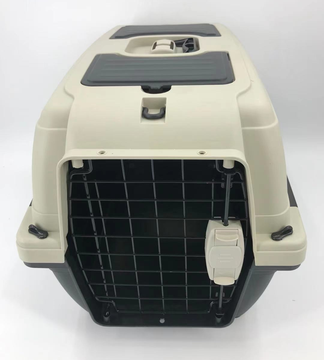 Cat Carriers & Crates: YES4PETS Medium Portable Dog Cat House Pet Carrier Travel Bag Cage+Safety Lock & Food Box
