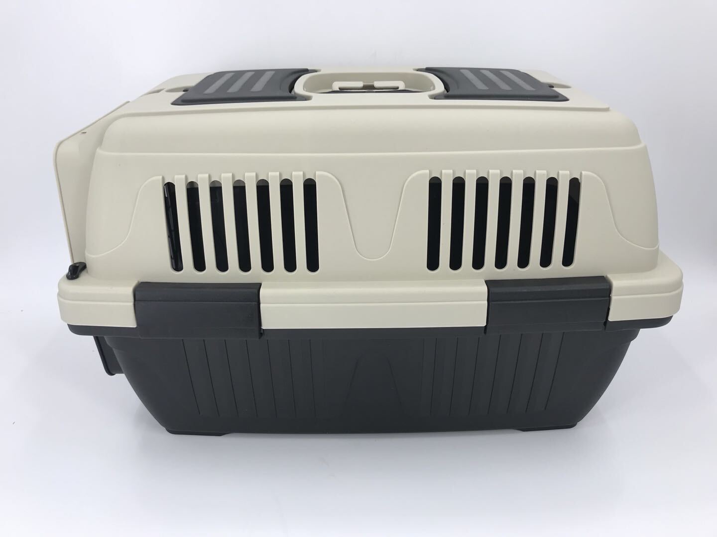 Cat Carriers & Crates: YES4PETS Medium Portable Dog Cat House Pet Carrier Travel Bag Cage+Safety Lock & Food Box