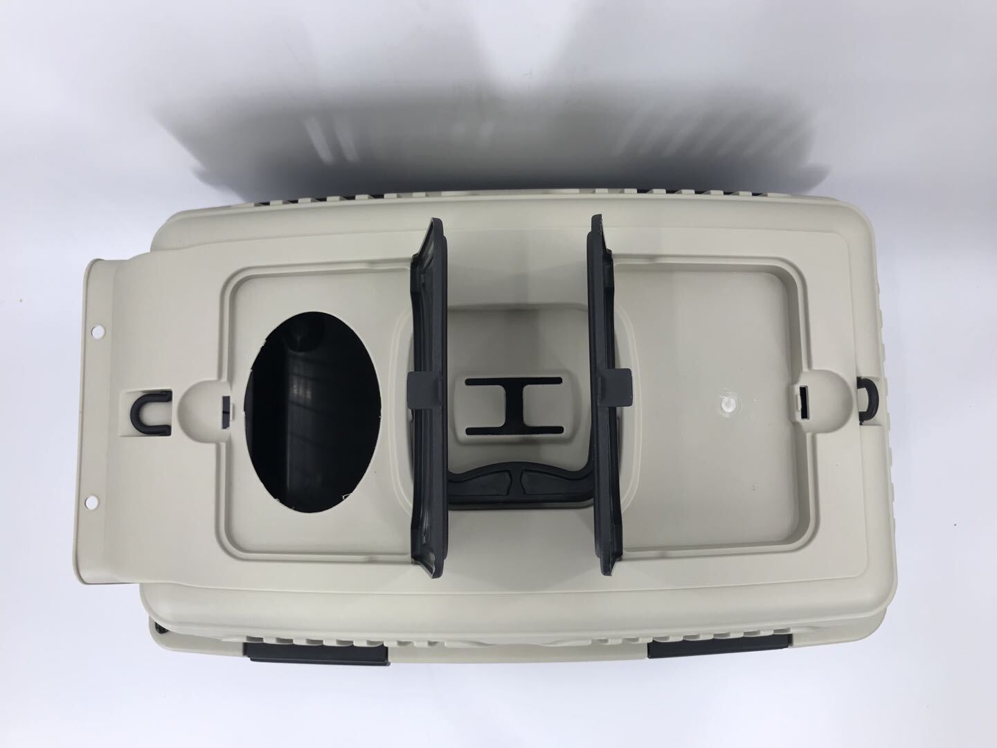 Cat Carriers & Crates: YES4PETS Medium Portable Dog Cat House Pet Carrier Travel Bag Cage+Safety Lock & Food Box