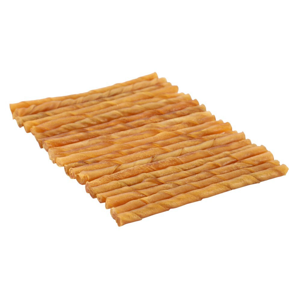 Dog Food: 6 x Bags Natural Beef Rawide Bones Stick Chews Long Lasting Dog Treat Adult Puppy Food