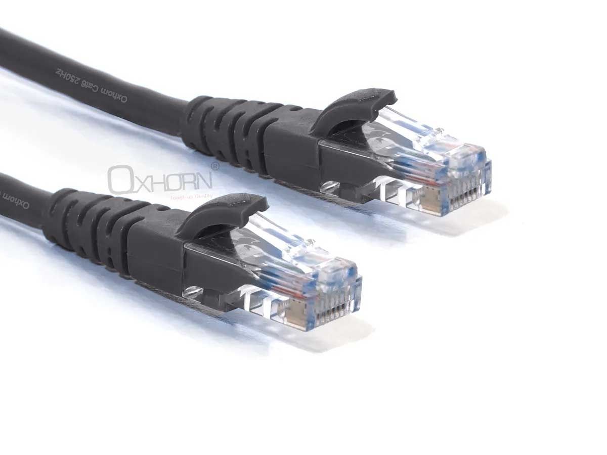 OXHORN CB-CAT6-B015 Network Cable Cat6 15m Black