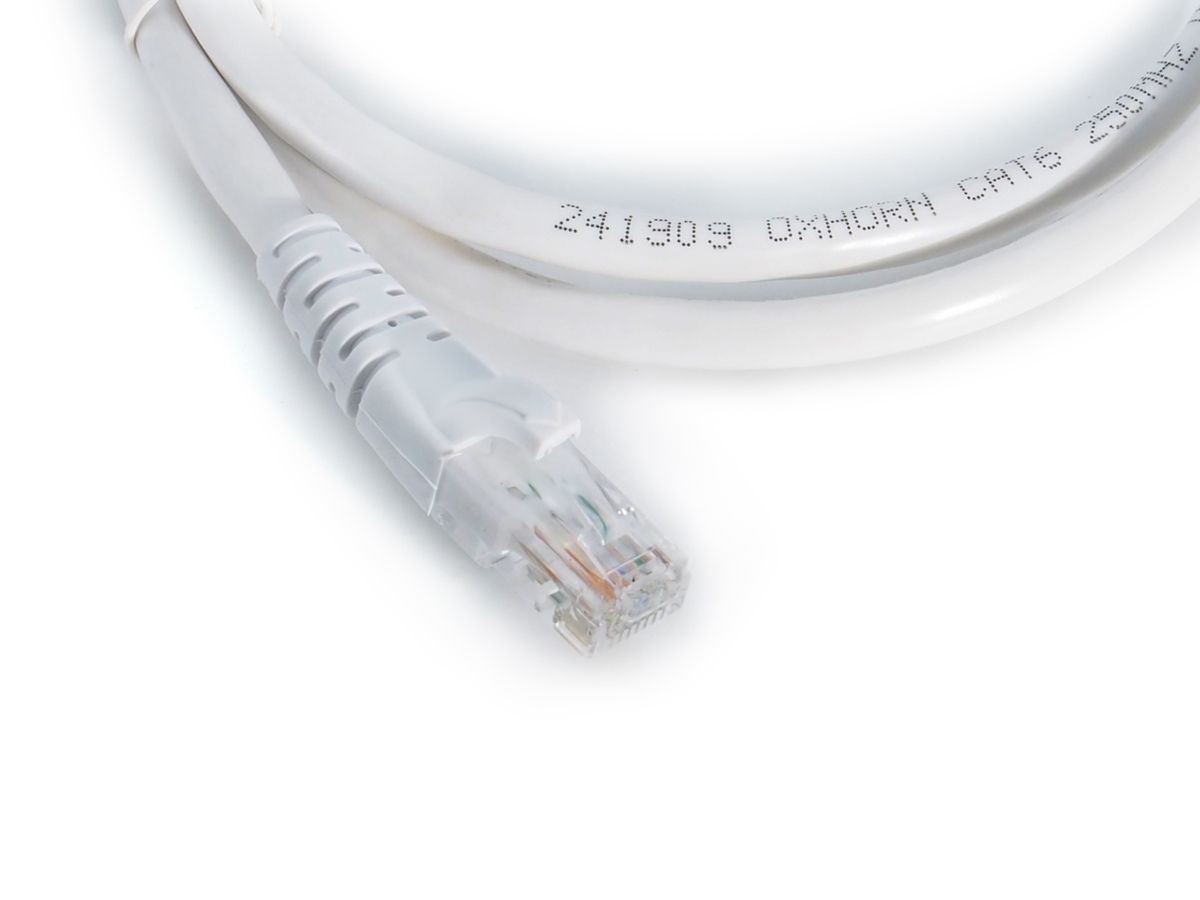 OXHORN CB-CAT6-W005 Network Cable Cat6 5m White