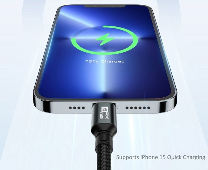 OXHORN CB-CC-3205 USB C 3.2 Gen 2x2 Cable 0.5m