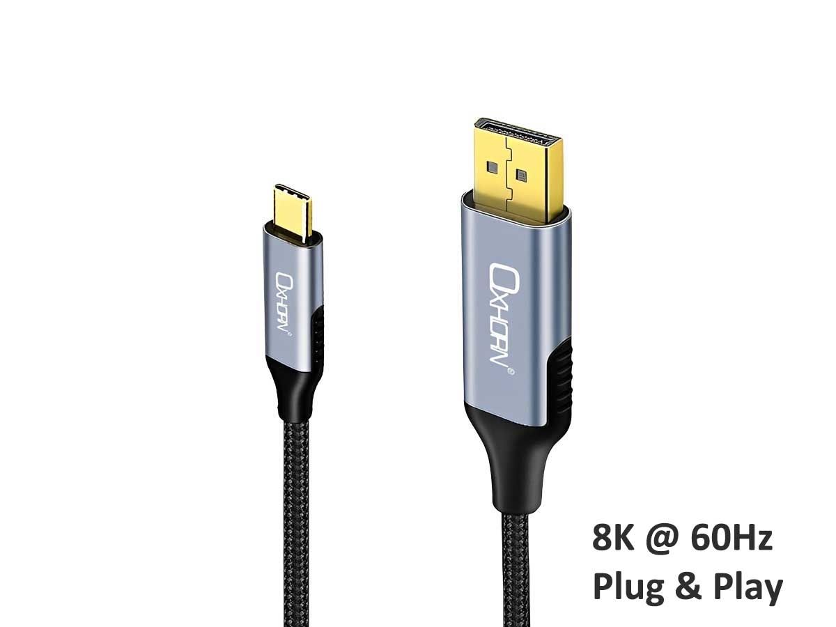 OXHORN CB-CD-803 USB C to DP Cable 3m