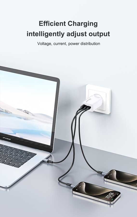 OXHORN NB-PD100S PD 100W GaN Charger 3-Port