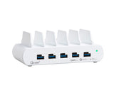 OXHORN NB-PD150D PD 150W 5-Port (5A+5C) Charging Dock with build-in rack