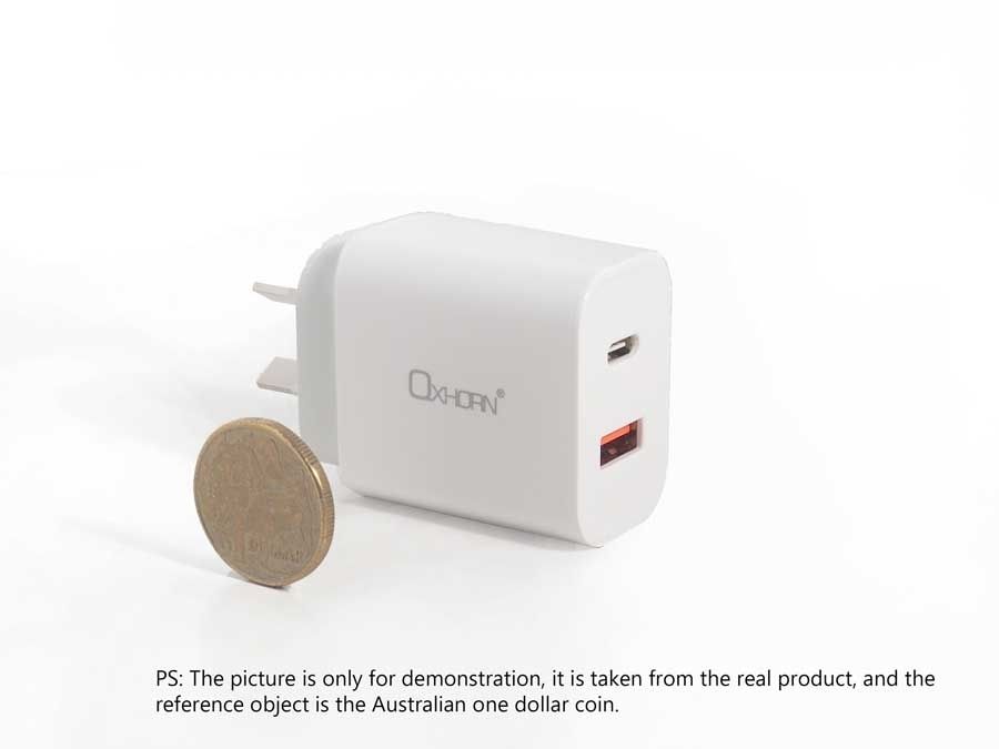 OXHORN NB-PD20 Type C & USB Quick Charger 20W