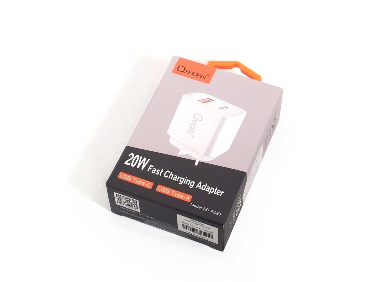 OXHORN NB-PD20 Type C & USB Quick Charger 20W