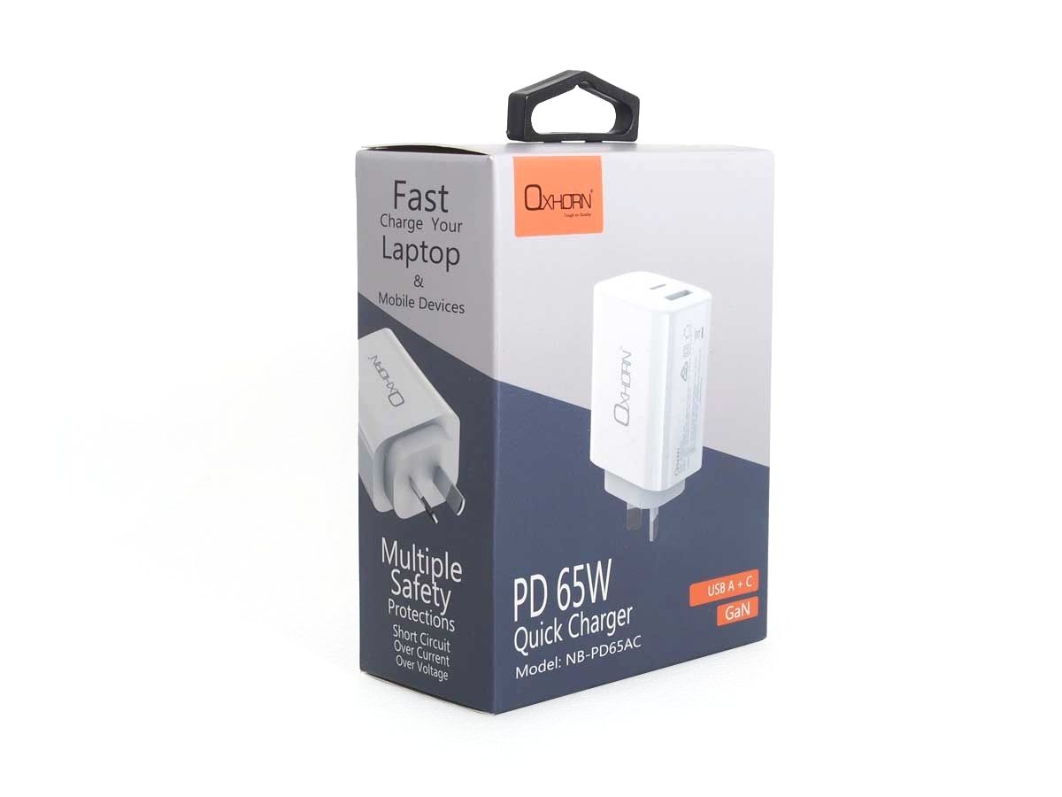 OXHORN NB-PD65AC PD 65W GaN Charger