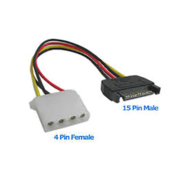 Computer Cables & Adapters: EZCOOL  ONE HEAD SATA POWER CABLE