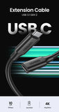 Computer Cables & Adapters: UGREEN 10387 USB-C Extension Cable 1M