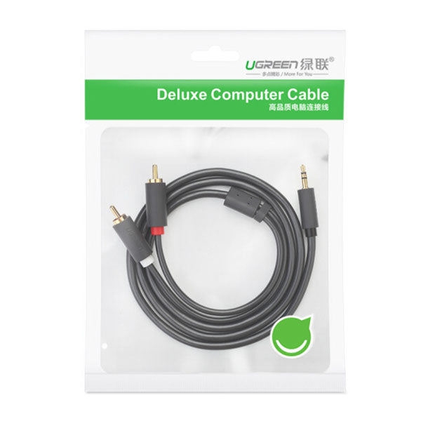 Computer Cables & Adapters: UGREEN 3.5mm male to 2RCA male cable 5M (10513)