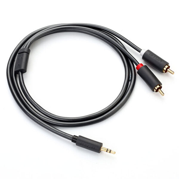 Computer Cables & Adapters: UGREEN 3.5mm male to 2RCA male cable 5M (10513)