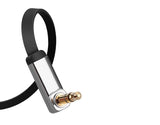 Computer Cables & Adapters: UGREEN 10728 3.5mm Male to 3.5mm Right Angle 3.5mm Aux Cable 3m (Black)