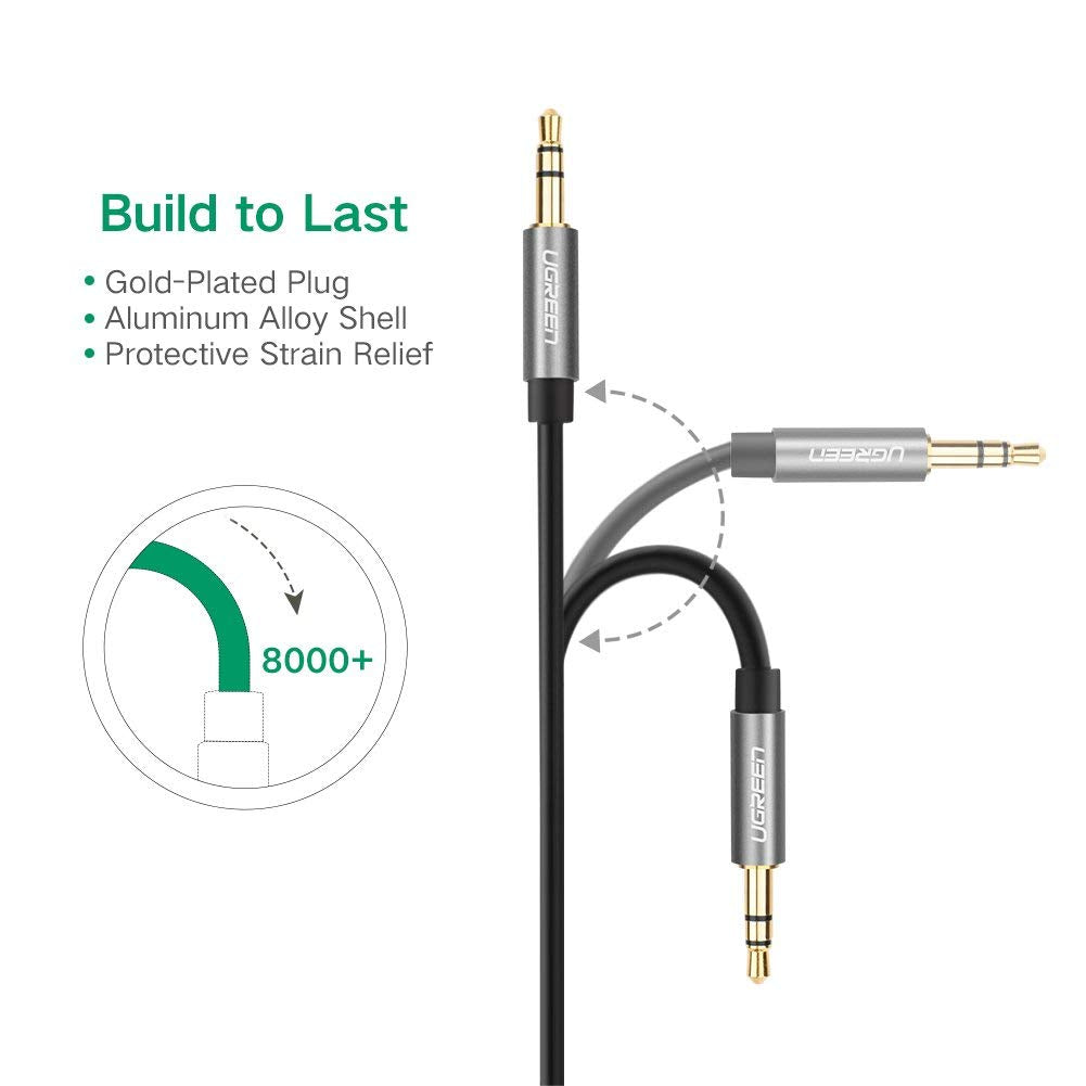 Computer Cables & Adapters: UGREEN 3.5mm male to 3.5mm male cable 5M (10737)