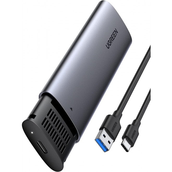 Hard Drives: UGREEN 10903 M.2 SATA NGFF SSD Hard Drive Enclosure