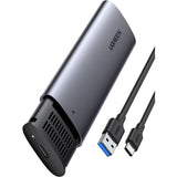 Hard Drives: UGREEN 10903 M.2 SATA NGFF SSD Hard Drive Enclosure