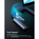 Hard Drives: UGREEN 10903 M.2 SATA NGFF SSD Hard Drive Enclosure