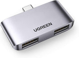 Computer Cables & Adapters: UGREEN 10912 USB-C to USB 3.0 x2 Adapter