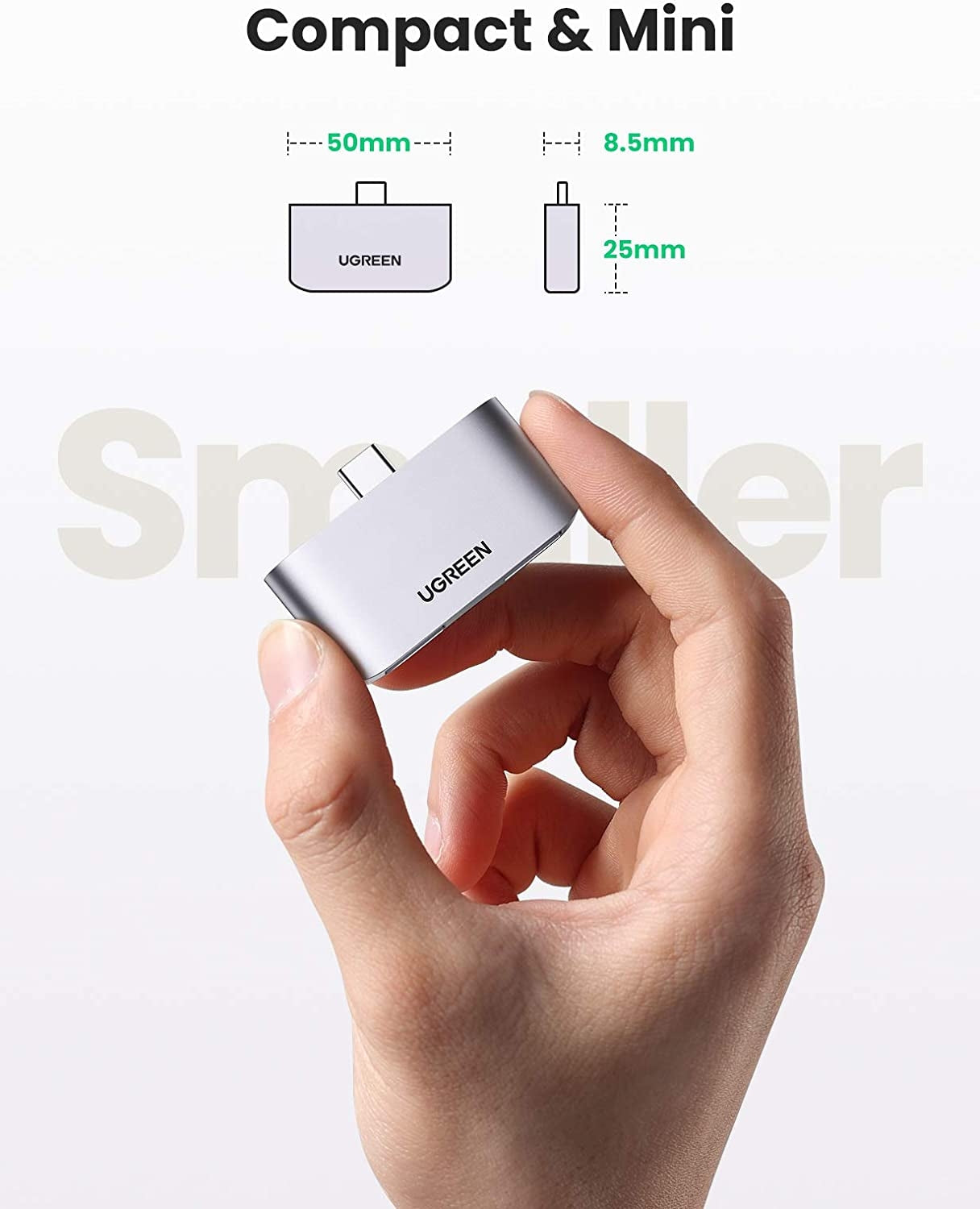 Computer Cables & Adapters: UGREEN 10912 USB-C to USB 3.0 x2 Adapter