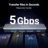 Hard Drives: UGREEN 15920 4-Port USB 3.0 Hub