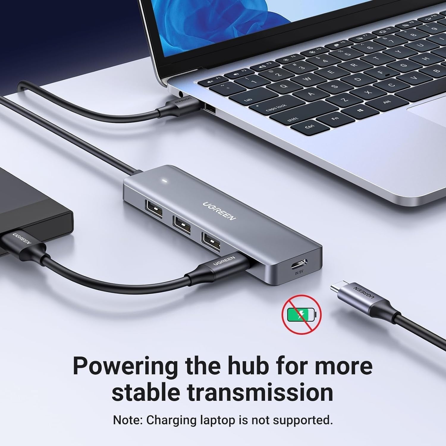 Hard Drives: UGREEN 15920 4-Port USB 3.0 Hub