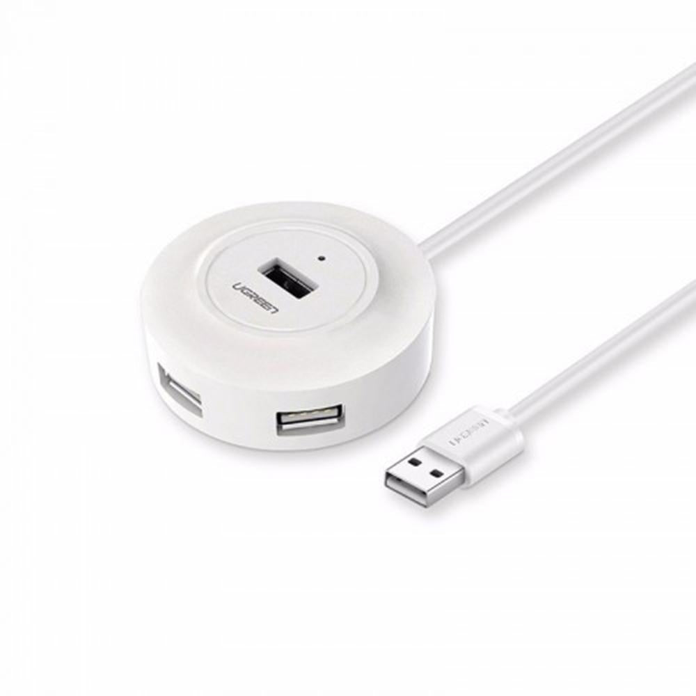 Keyboards & Accessories: UGREEN 20270 USB 2.0 4-Port Hub White