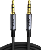 Computer Cables & Adapters: UGREEN 20785 3.5mm Braided 4-Pole Audio Cable Male to Male 3m