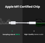 Computer Cables & Adapters: UGREEN 30759 iPhone 8-pin to 3.5mm Headphone Adapter