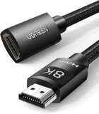 Computer Cables & Adapters: UGREEN 40447 HDMI Extension Cable 8K 60Hz 48Gbps Male to Female Cable 1M