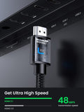 Computer Cables & Adapters: UGREEN 40447 HDMI Extension Cable 8K 60Hz 48Gbps Male to Female Cable 1M