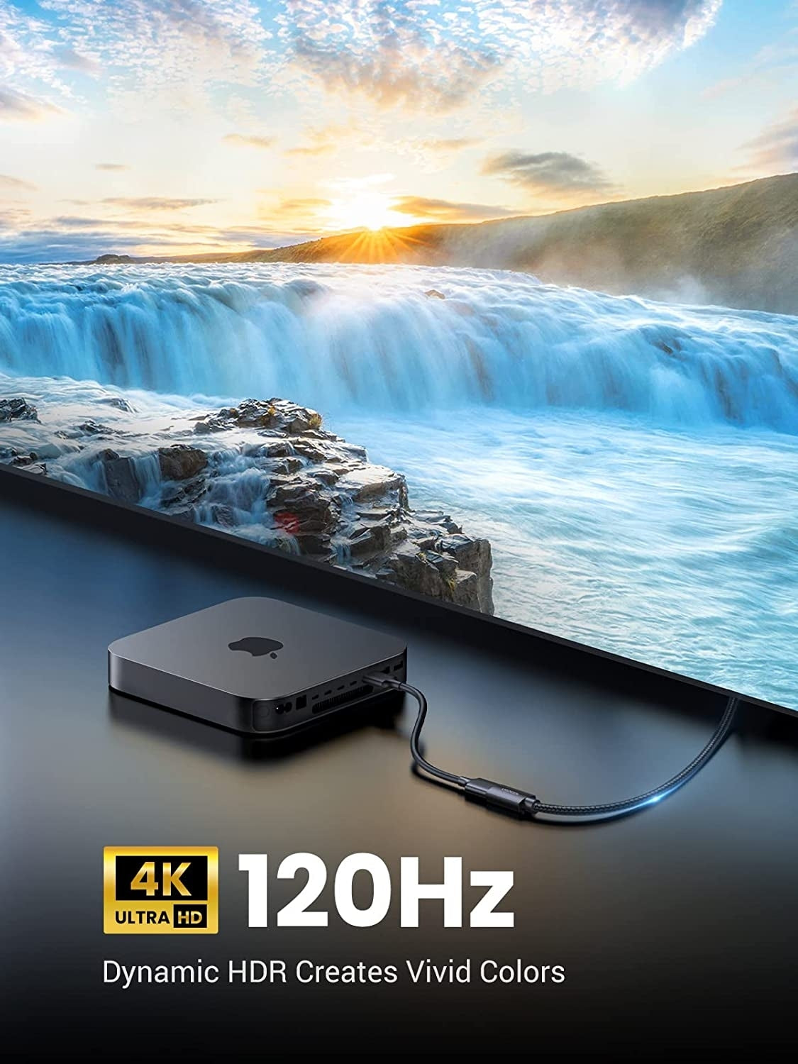 Computer Cables & Adapters: UGREEN 40447 HDMI Extension Cable 8K 60Hz 48Gbps Male to Female Cable 1M