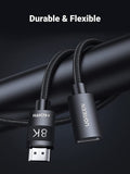Computer Cables & Adapters: UGREEN 40447 HDMI Extension Cable 8K 60Hz 48Gbps Male to Female Cable 1M