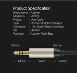 Computer Cables & Adapters: UGREEN 40785 Premium 3.5mm Male to 3.5mm Male Cable 10M