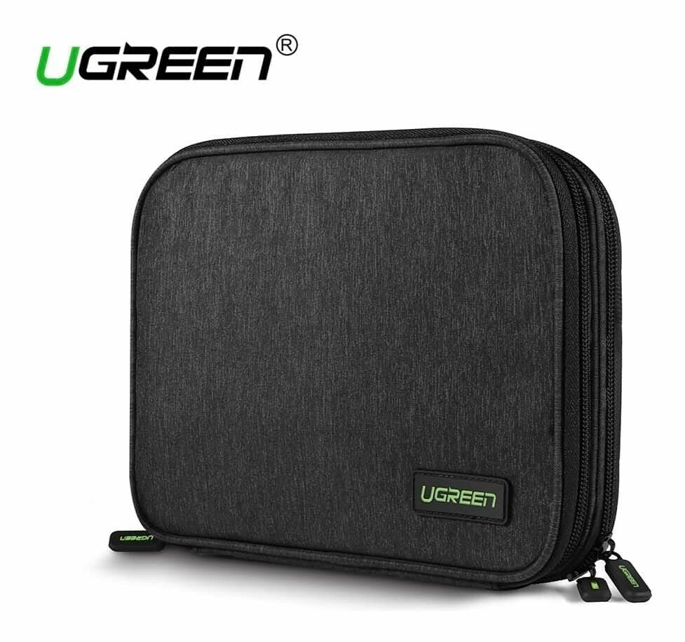 Calendars, Organisers & Planners: UGREEN 50147 Double Layer Electronic Accessories Organiser Travel Bag