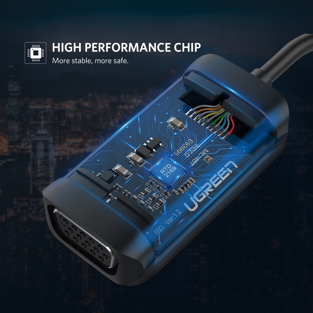 TVs & Accessories: UGreen USB Type C to VGA Converter 50316